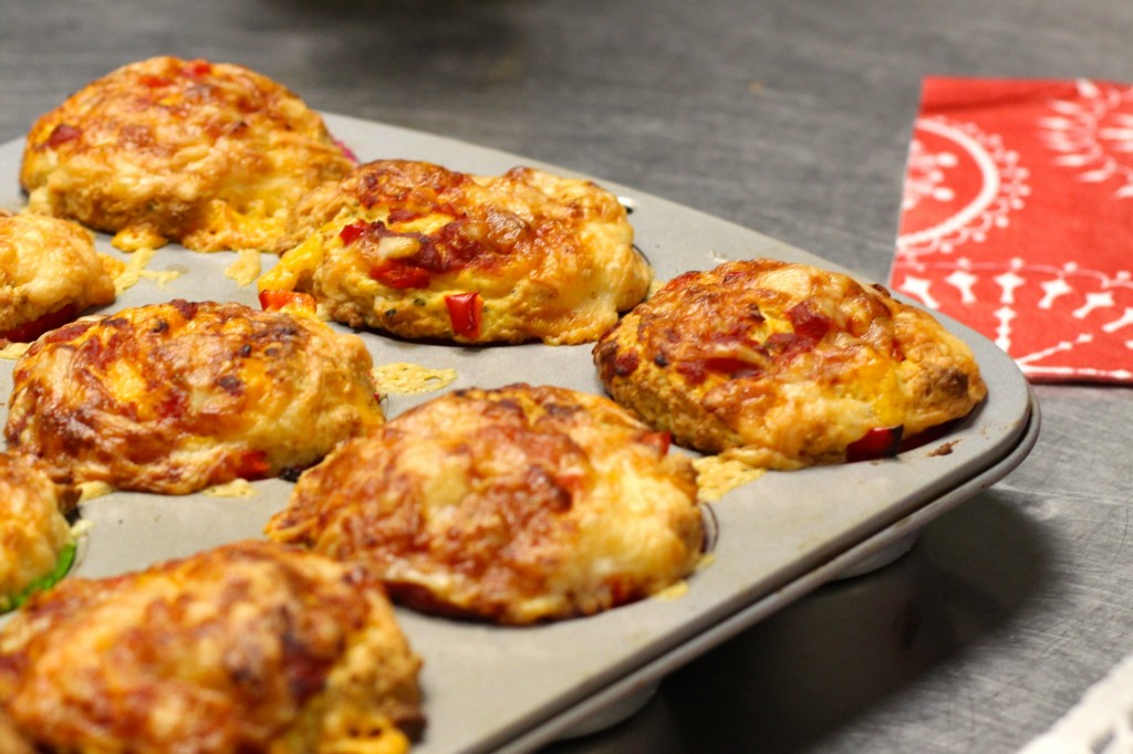 Pizza Muffins - The Tomato Ladies